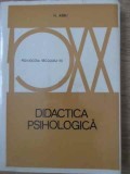 Didactica Psihologica, H. Aebli, 1973, Editura Didactica si Pedagogica, Pedagogia Secolului XX, Limba Romana