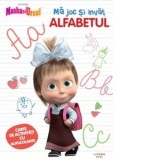 Masha si Ursul. Ma joc si invat. Alfabetul. Carte de activitati cu autocolante - Ana Ion