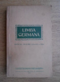 Limba germana. Manual pentru clasa a VIII-a (uzata), 1956, Clasa 8