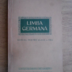 Limba germana. Manual pentru clasa a VIII-a (uzata)