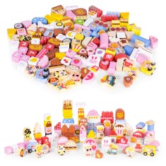 Candy city fa &eacute;p&iacute;tőkock&aacute; k&eacute;szlet 116 db