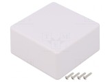 Carcasă Universală ABS Albă 80x80x40mm IP40