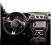 Folie Protectie Navigatie Ford Mustang 2017-2023, Duragon, protectie Display Navigatie, silicon Transparent, Anti-zgarieturi, kit instalare