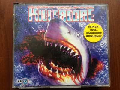 killercore revenge of the killer shark 2cd dublu disc variousmuzica hardcore vg+ foto