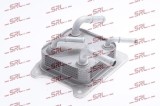 Radiator racire ulei motor, termoflot Nissan X-Trail, motor: 1.3 DIG-T, 1.6 DIG-T, radiator transmisie, SRLine, miez si rezervor din aluminiu brazat,