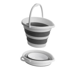 Galeata pliabila din silicon si plastic 10 L