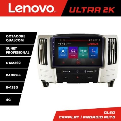 Navigatie Lexus RX300 2003-2008 Octa Core Android Radio Bluetooth GPS WIFI/4G DSP 2K 8+128GB 360 Toslink CarStore Technology