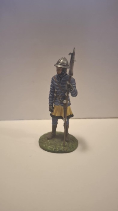 Luptator medieval din plumb - Franc 1:32