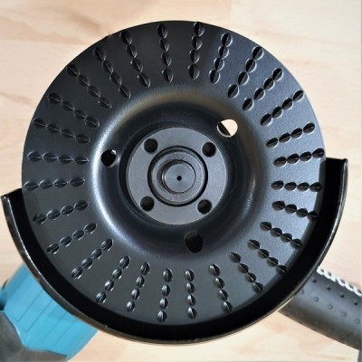 Disc rașpel &amp;icirc;nclinat pentru polizor unghiular 125mm, gradatie I. T-12 foto