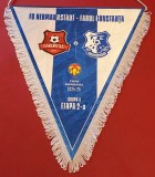 Fanion (protocol) meci fotbal HERMANNSTADT - FARUL CONSTANTA- etapa 2-a