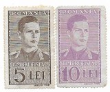Timbre fiscale - Regele Mihai, 1941 - valori neobliterate
