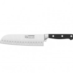 Cutit Santoku Premium, Carl Schmidt Sohn, 15 cm, maner negru, cutie cadou 029715