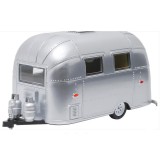 Macheta Rulota Airstream 16` Bambi, scara 1:24, argintiu metalizat, Greenlight