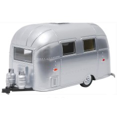 Macheta Rulota Airstream 16` Bambi, scara 1:24, argintiu metalizat, Greenlight