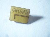 Insigna Romania - Girueta , metal si email , L=1,5cm