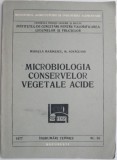 Microbiologia conservelor vegetale acide &ndash; Mihaela Marinescu, M. Novaceanu