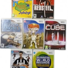 Joc Nintendo Wii Horrid Henry + Red Steel + Blazing Angels + King of Clubs + The Cube + PES 2008 + Guinness World Records videogame