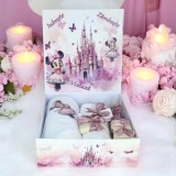 Cumpara ieftin Trusou Botez cu 8 Piese, Minnie Mouse Disneyland, Culoare Roz Pudra - TB180