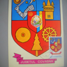 HOPCT MAXIMA 72682 COVASNA - STEMA JUDETULUI / HERALDICA - ROMANIA
