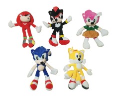 Sonic Hedgehog - set de 5 jucarii de plus foto
