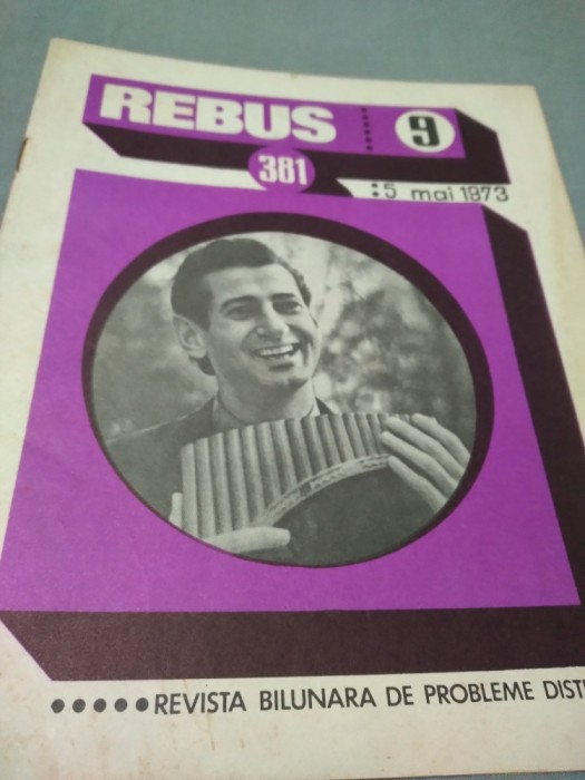 REVISTA REBUS NR.9 /5 MAI 1973