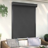 vidaXL Oblon rulant, antracit, 120 x 150 cm, aluminiu