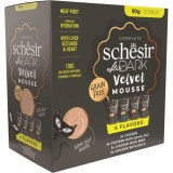 Cumpara ieftin Schesir After Dark Cat Multipack Velvet Mousse, 12x80 g