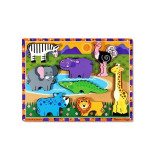 Puzzle lemn in relief Safari