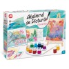 Set Pictura Copii AS cu Șevalet, Accesorii &amp; Acuarele, Multicolor, 7+ Ani, Atelierul de Pictură - Joc Creativ Arta