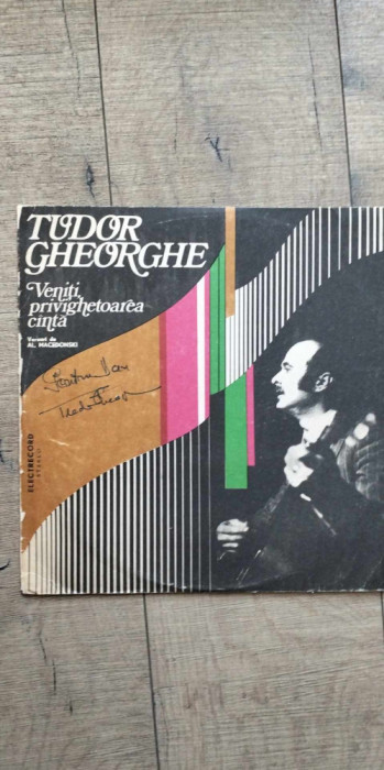 Doua discuri vinyl cu autograf Nicu Alifantis si Tudor Gheorghe 90 lei/buc