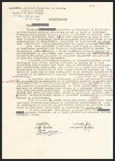 CARACTERIZARE MEMBRU DE PARTID ACTIV PCR 1979 TEATRUL DE STAT REȘIȚA, COMITETUL JUDEȚEAN CULTURĂ CARAȘ-SEVERIN - PARTIDUL COMUNIST ROM&Acirc;N, DOCUMENT RAR