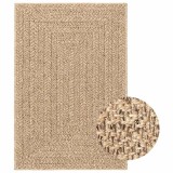 VidaXL Covor ZIZUR aspect iută 140x200 cm, pentru interior și exterior