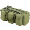 VidaXL Geantă 3-&icirc;n-1 &icirc;n stil militar, 45 L, verde măsliniu