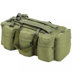vidaXL Geantă 3-&icirc;n-1 &icirc;n stil militar, 45 L, verde măsliniu