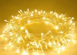 Instalatie de Craciun liniara, alb calda, 30 m, 300 leduri, 6041WW, Gimihome