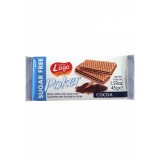 Napolitane cu crema de cacao fara zahar, 45g, Lago