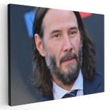 Tablou Keanu Reeves actor 1976 Tablou canvas pe panza CU RAMA 70x100 cm