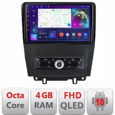 Navigatie Ford Mustang intre anii 2009-2014 Android Ecran QLED octa core 4+64 carplay android auto KIT-mustang-old+EDT-E310V3 CarStore Technology foto