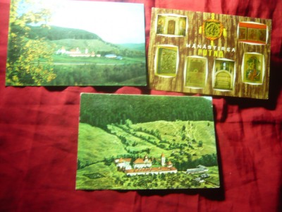3 Ilustrate Manastirea Putna 1973 ,1976 foto