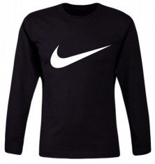 Bluza barbateasca NEAGRA NIKE Logo COD BA525 foto