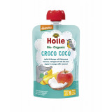 Croco Coco - Piure BIO de mere cu mango si nuca de cocos 100g