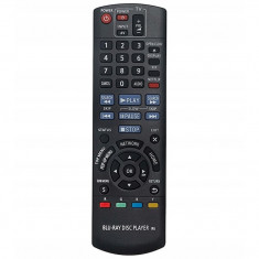 Telecomanda pentru Panasonic Disc DVD BD Player IR6 3D N2QAYB000575, x-remote, Netflix, Negru