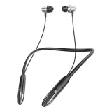 Casti wireless sport cu banda de gat ElectroMures EM E6 gri