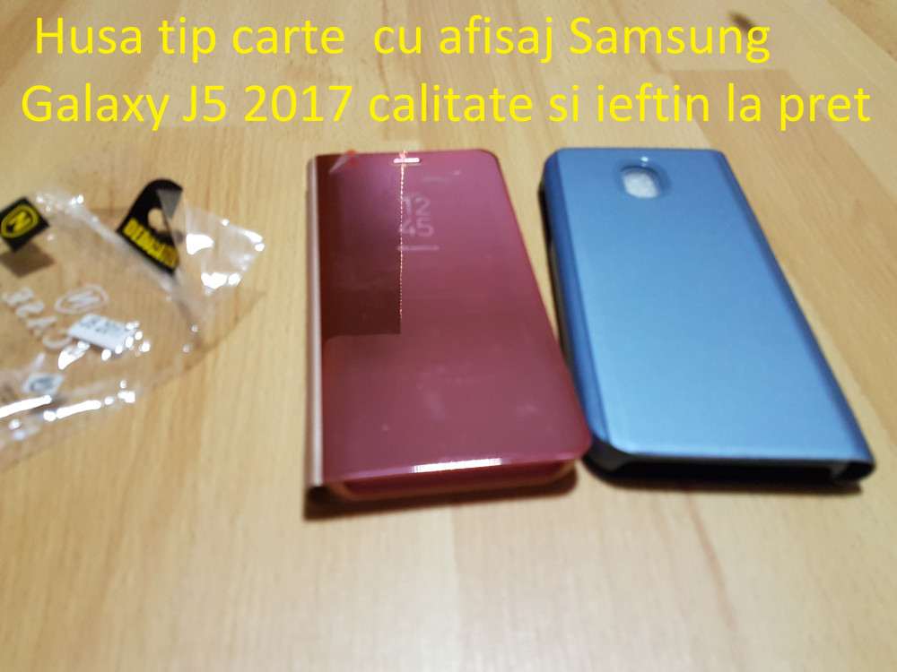 Husa tip carte cu afisaj Samsung Galaxy J5 2017 calitate si ieftin la pret,  Alt model telefon Samsung, Plastic | Okazii.ro