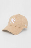 New Era sapca culoarea galben, cu imprimeu, NEW YORK YANKEES