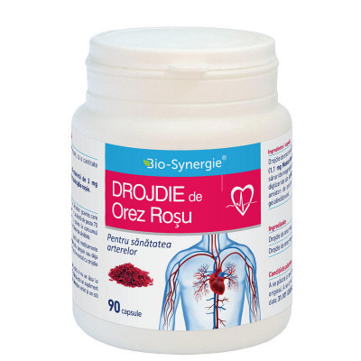 Drojdie de Orez Rosu 90 capsule Bio Synergie foto