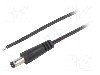 Cablu alimentare DC, cabluri, DC 5,5/2,5 mufa, negru, 1,5m, BQ CABLE - DC.CAB.6600.0150