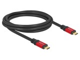 Cablu USB-C DELOCK 2m Negru Aurit 22AWG 32AWG Cod 80091