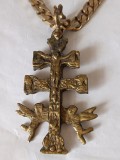 Cumpara ieftin Cruce pectorală antică de Caravaca, sec. 18-19