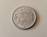 Spania - 5 pesetas (1975) - regele Juan Carlos I - monedă s059, Europa